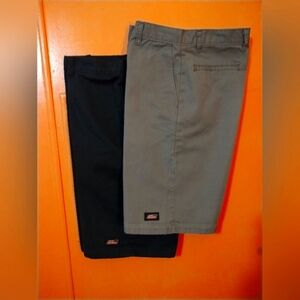 Two pairs of Men's size 30 Dickies shorts
